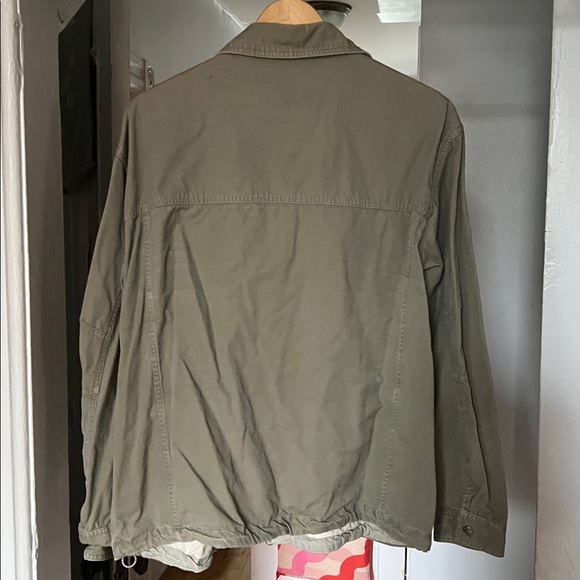 100% Cotton Bum Equipment beige jacket XL - Picture 2 of 6